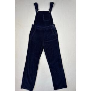 Women's size‎ Small M.i.h Jeans Anthropologie Korine navy Corduroy Overalls boho